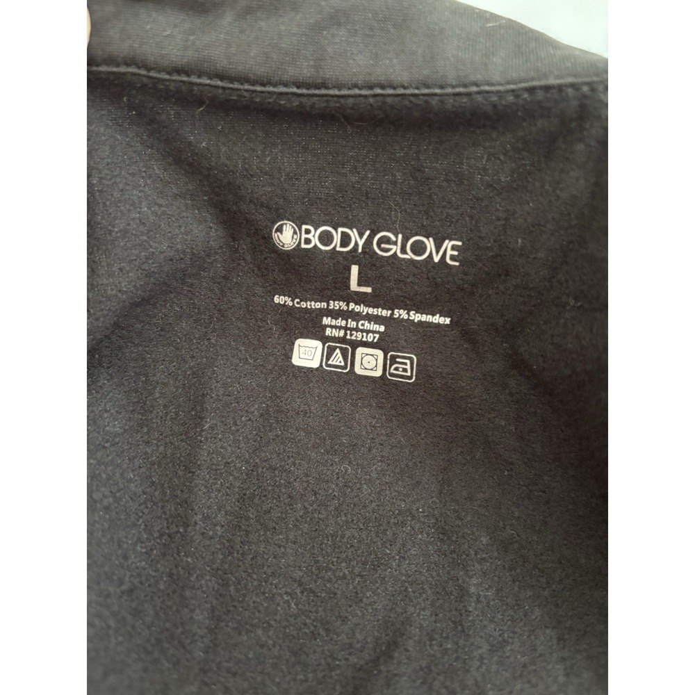 Men's fleece lined body glove 3/4 zip pullover shirt Large Outdoors Active Wear - Picture 3 of 8